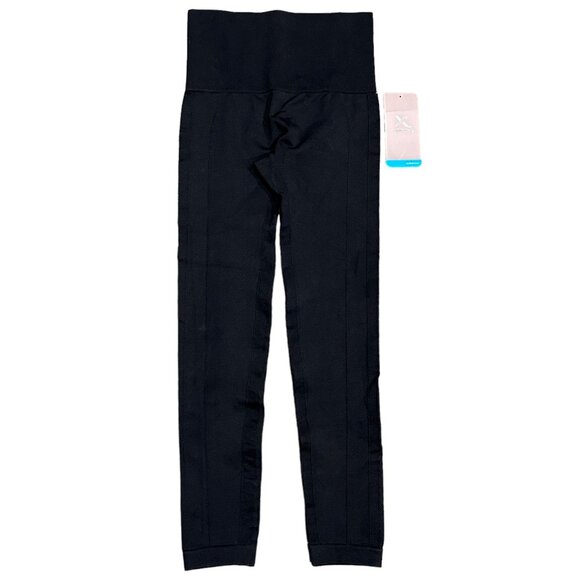 NWT Homma Activewear L Black Leggings High Waist Tummy Compression Slimming Body - Picture 11 of 12